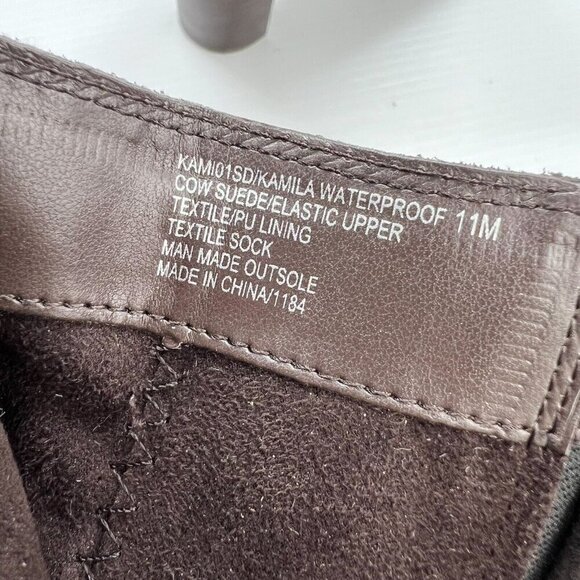 Blondo Women's Brown Kamila Suede Waterproof Heeled Ankle Boots Size 11M - Picture 12 of 12